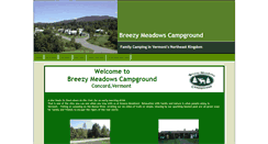 Desktop Screenshot of breezymeadowscampground.com